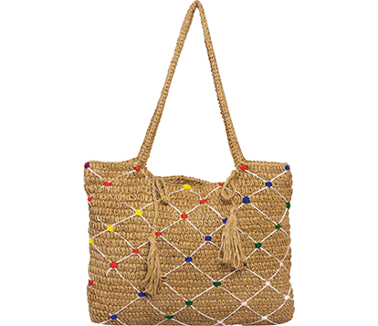 HANDCRAFTED  WITH   HAND STITCH JUTE BAG